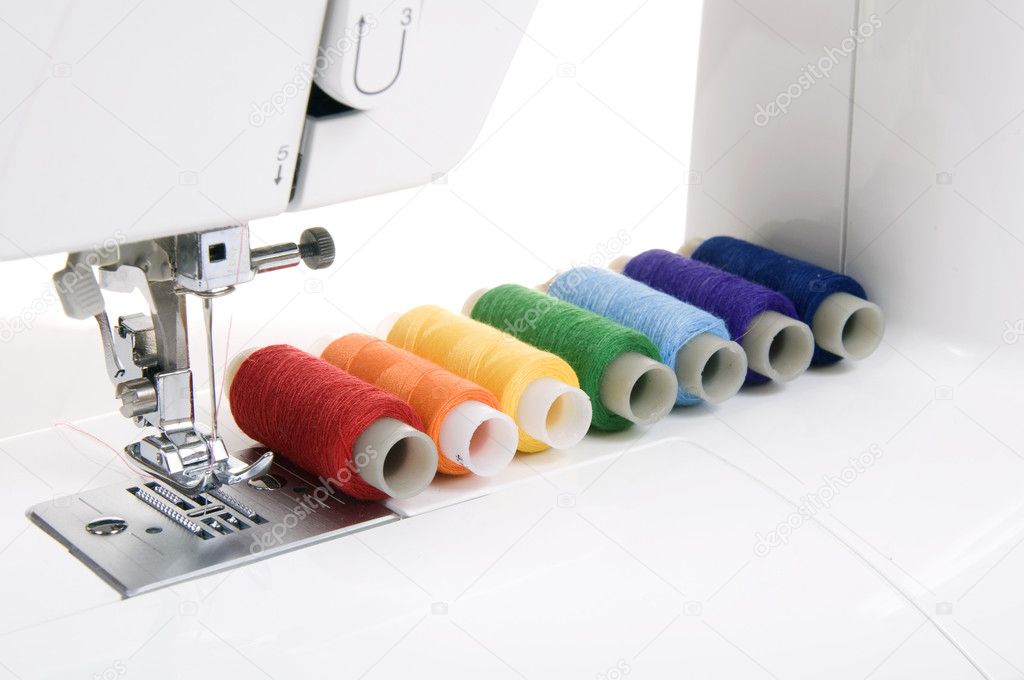 thread and sewing machine